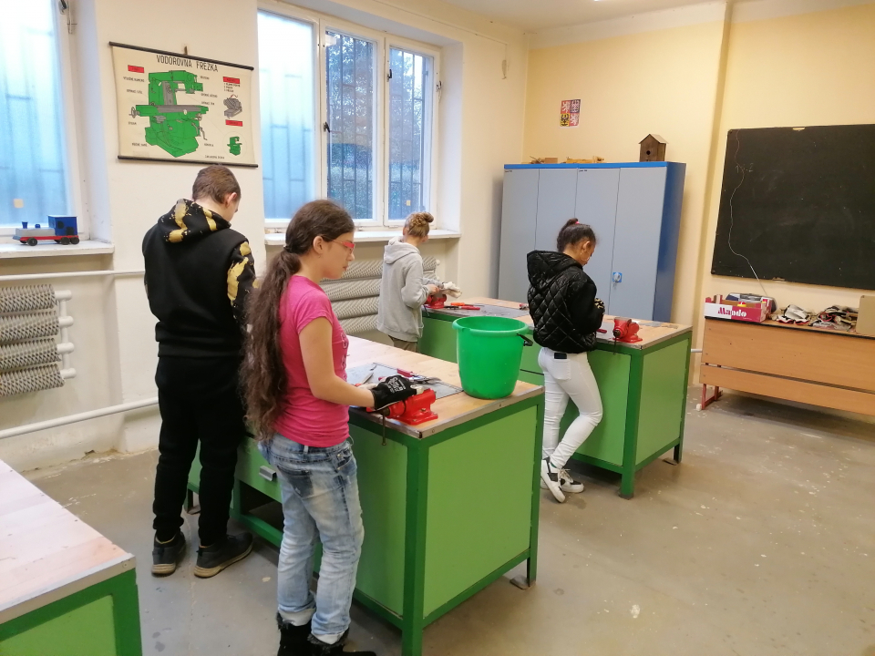 Pracovní činnosti na ZŠ Jarní