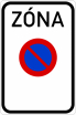 Začátek zóny IZ 8a