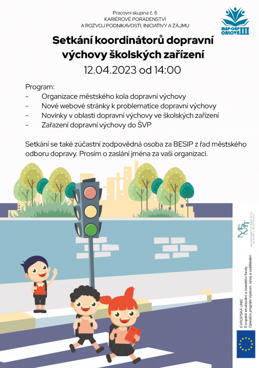 MAP III - Setkání koordinátorů dopravní výchovy