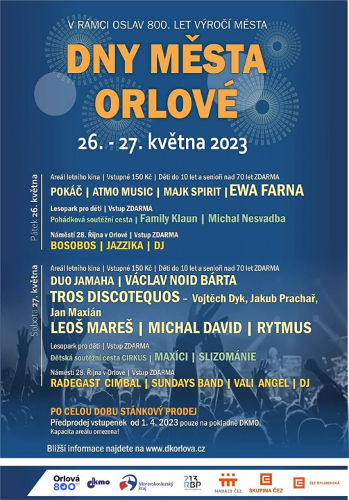 DNY MĚSTA VYPUKNOU NA KONCI KVĚTNA
