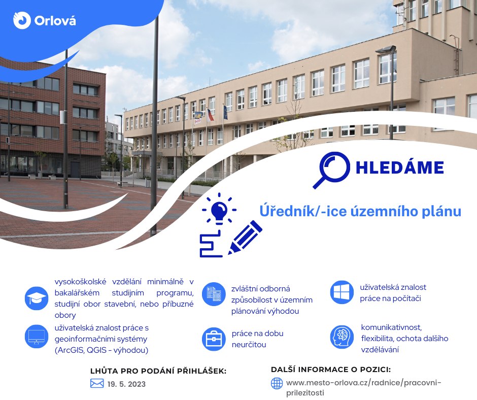 HLEDÁME ÚŘEDNÍKA ÚZEMNÍHO PLÁNU