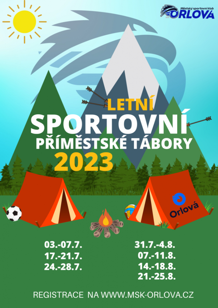 REGISTRUJTE DĚTI NA SPORTOVNÍ PŘÍMĚSTSKÝ TÁBOR
