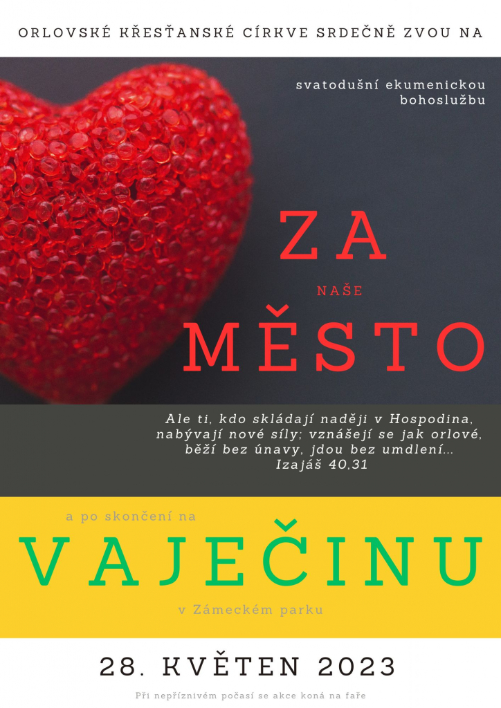PROBĚHNE BOHOSLUŽBA ZA BUDOUCNOST MĚSTA