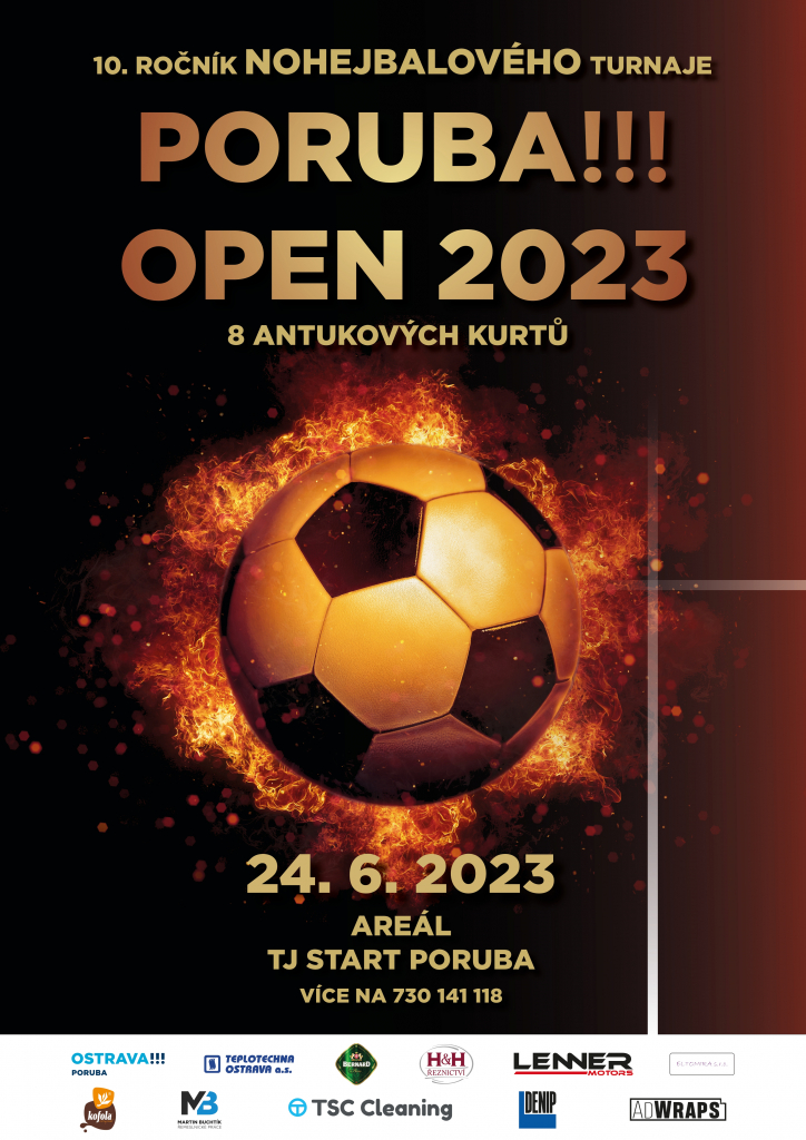 PORUBA OPEN 2023 ZVE VŠECHNY NOHEJBALOVÉ NADŠENCE