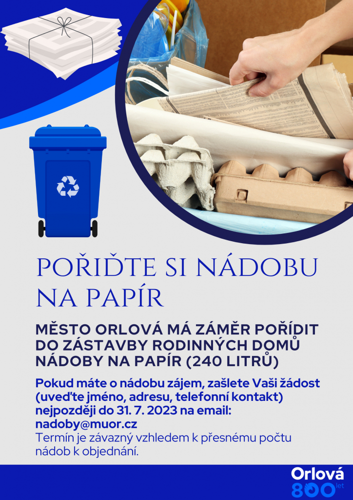 JEŠTĚ JSTE SI NEPOŽÁDALI O NÁDOBU NA PAPÍR? MŮŽETE TO NAPRAVIT!