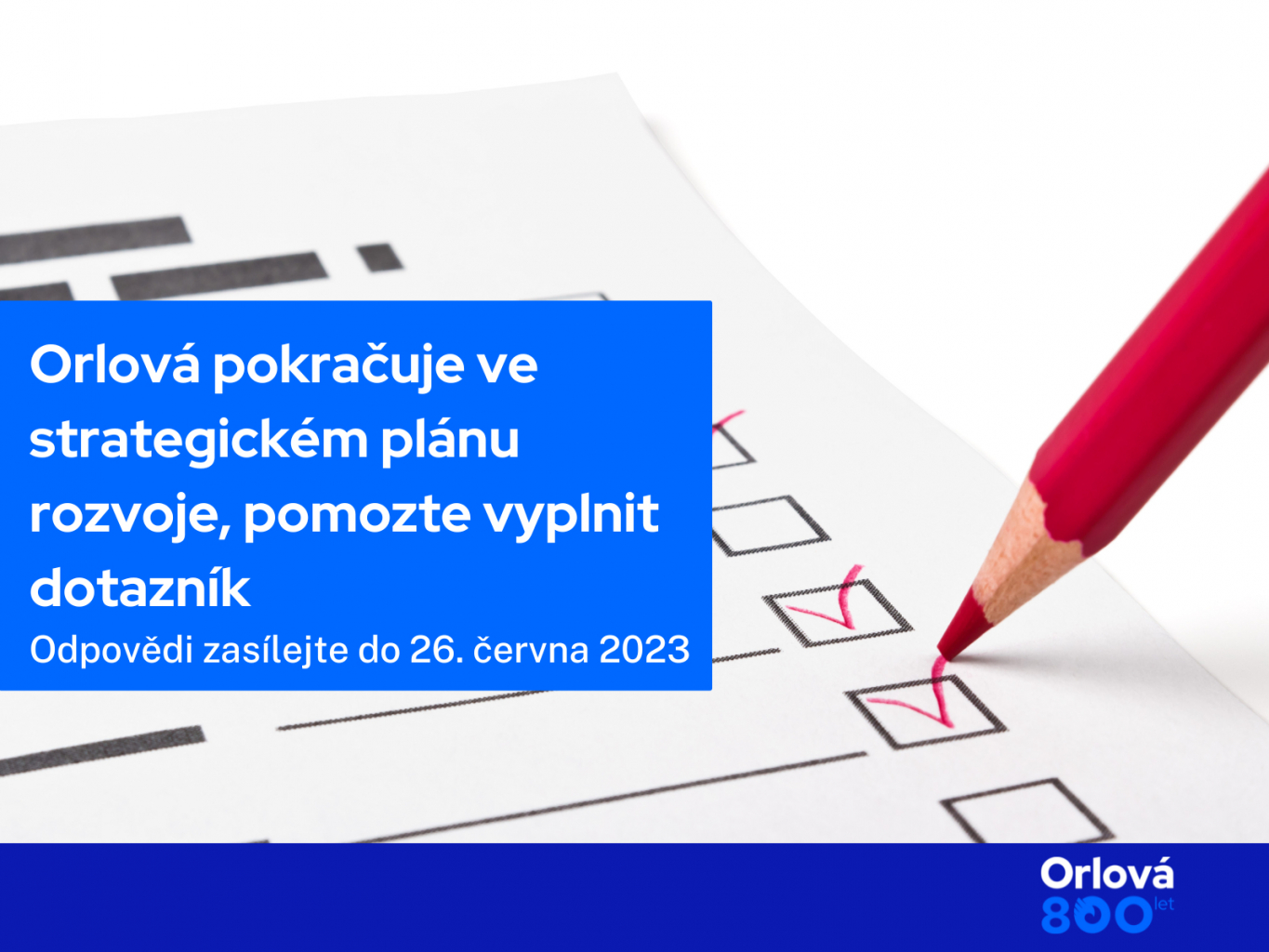 ORLOVÁ POKRAČUJE VE STRATEGICKÉM PLÁNU PRO ROZVOJ MĚSTA