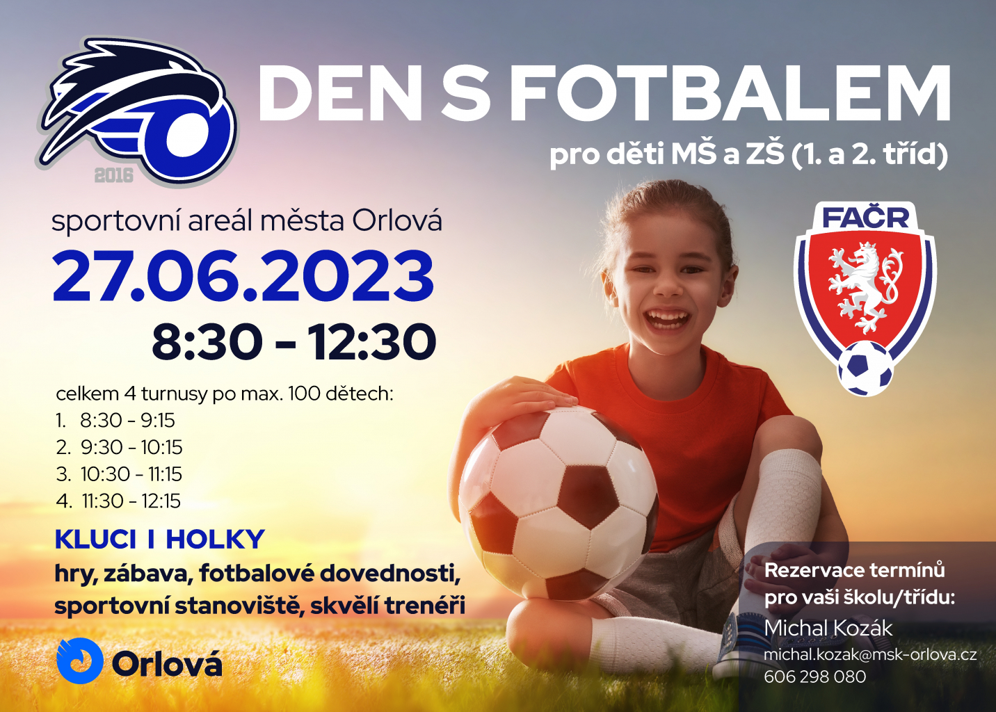 MSK - Pozvánka na akci "Den s fotbalem"