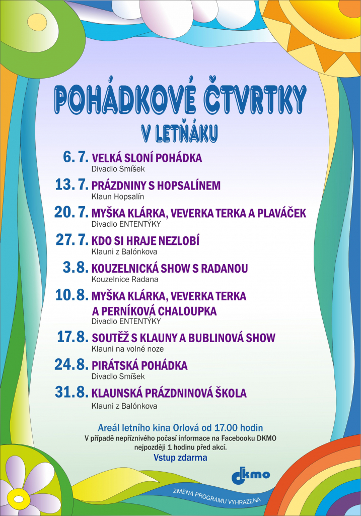 POHÁDKOVÉ ČTVRTKY JSOU ZPĚT!