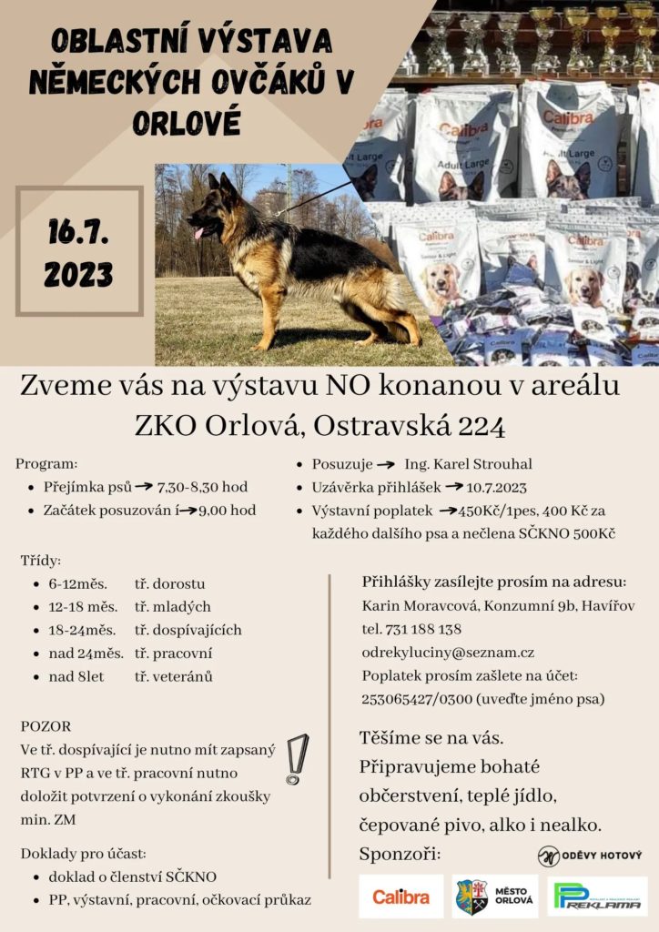 KYNOLOGOVÉ VÁS ZVOU NA VÝSTAVU VLČÁKŮ