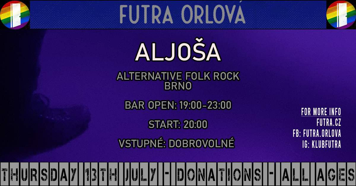 FUTRA VÁS ZVE NA ČTVRTEČNÍ KONCERT BRNĚNSKÉHO HUDEBNÍKA