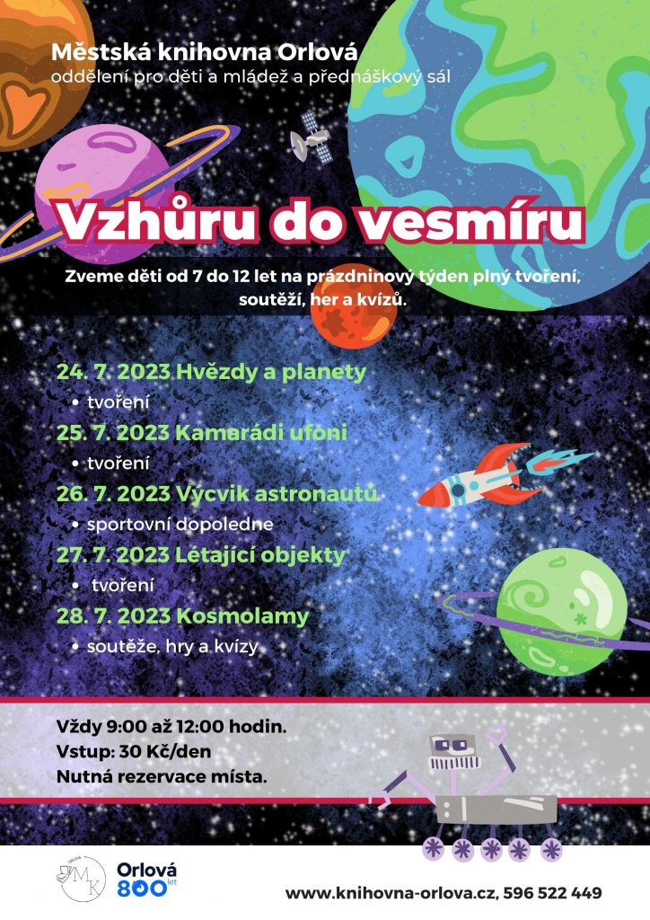 KNIHOVNA SE ZAHALÍ DO TAJEMSTVÍ VESMÍRU