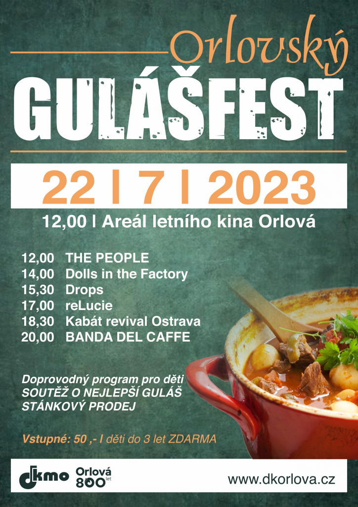 ZVEME PŘÍZNIVCE DOBRÉHO JÍDLA NA GULÁŠFEST