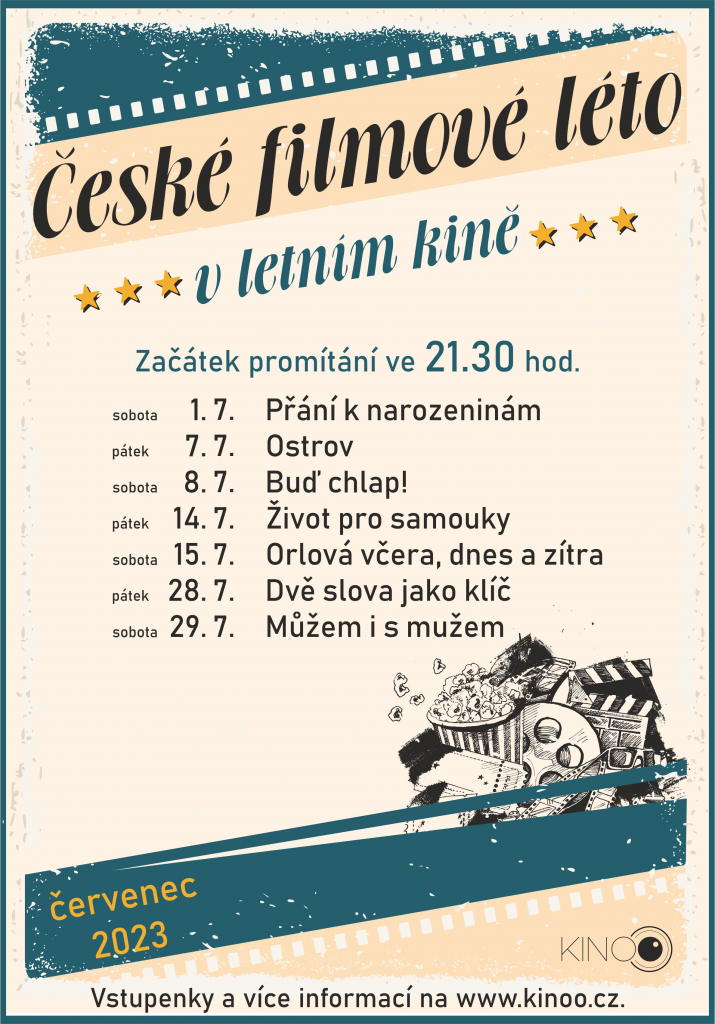 LETNÍ KINO PROMÍTÁ DNES I ZÍTRA