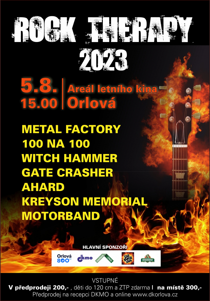 ROCKOVÝ FESTIVAL SE USKUTEČNÍ JIŽ TUTO SOBOTU