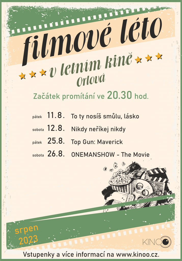 UŽIJTE SI FILMOVÉ LÉTO V LETNÍM KINĚ