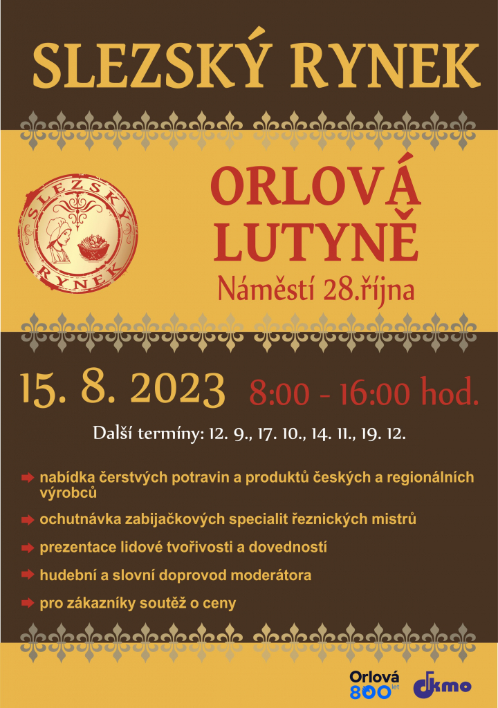 SRPNOVÉ TRHY PROBĚHNOU PŘÍŠTÍ ÚTERÝ