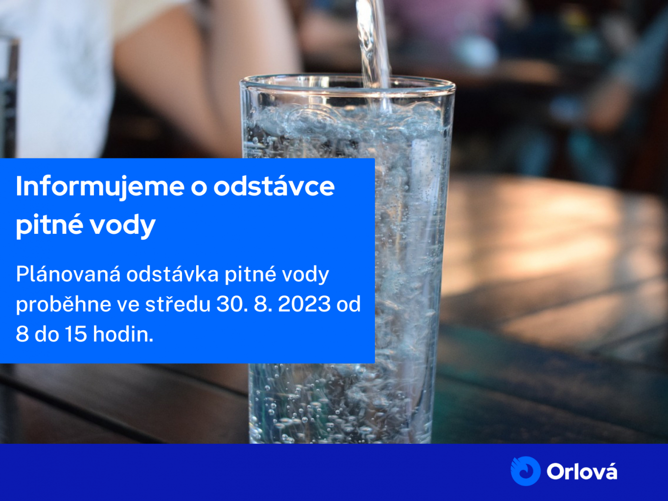 ZÍTRA NEPOTEČE PITNÁ VODA