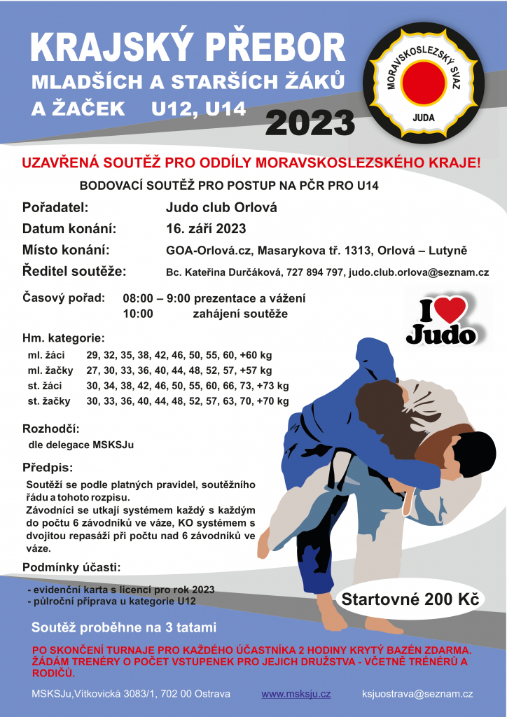 PODPOŘTE NAŠE JUDISTY