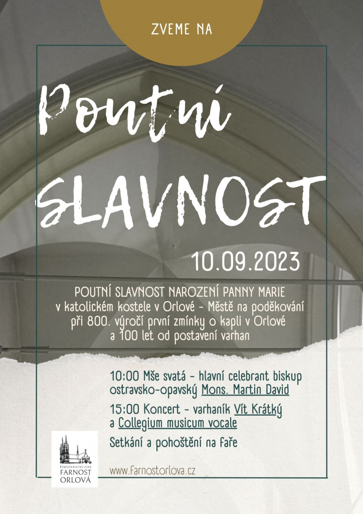 PROBĚHNE POUTNÍ SLAVNOST V KOSTELE