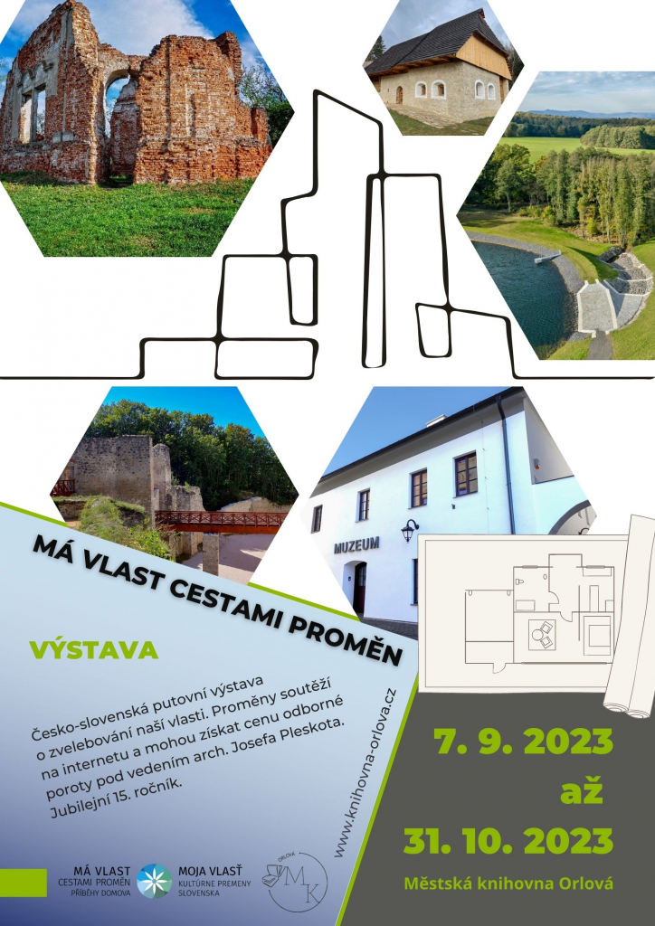 Knihovna - "Má vlast cestami proměn" - pozvánka na výstavu