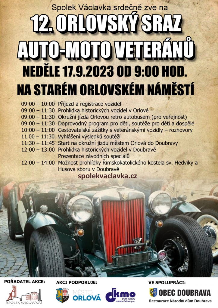PŘIJĎTE SE V NEDĚLI PODÍVAT NA VETERÁNY