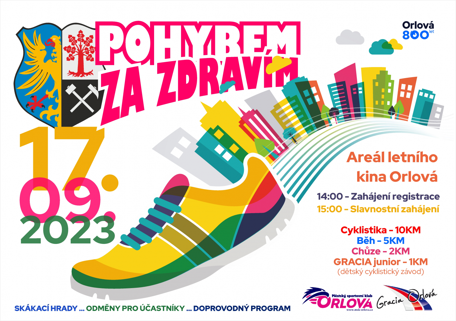 SPORTOVNÍ AKCE POHYBEM ZA ZDAVÍM PROBĚHNE JIŽ TUTO NEDĚLI