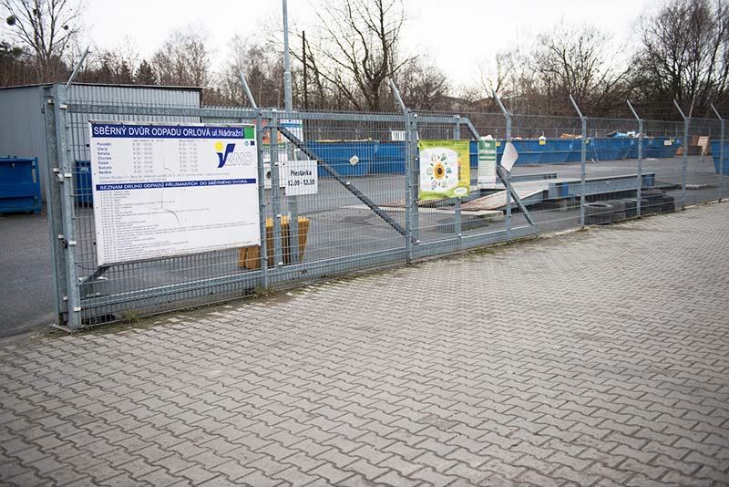 NOVÉ INFORMACE O PŘÍJEZDU KE SBĚRNÉMU DVORU NA ULICI NÁDRAŽNÍ