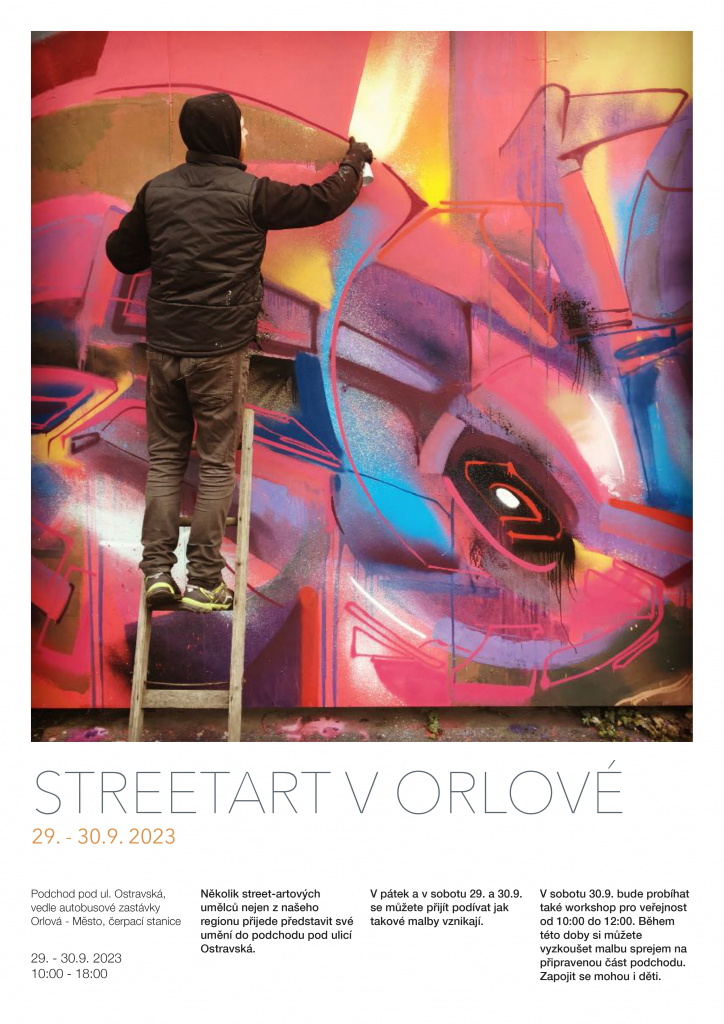 VYZKOUŠEJTE SI MALBU SPREJEM A VYTVOŘTE STREETART