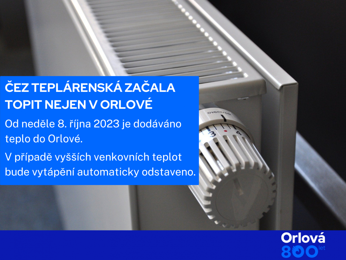 ČEZ TEPLÁRENSKÁ ZAČALA TOPIT
