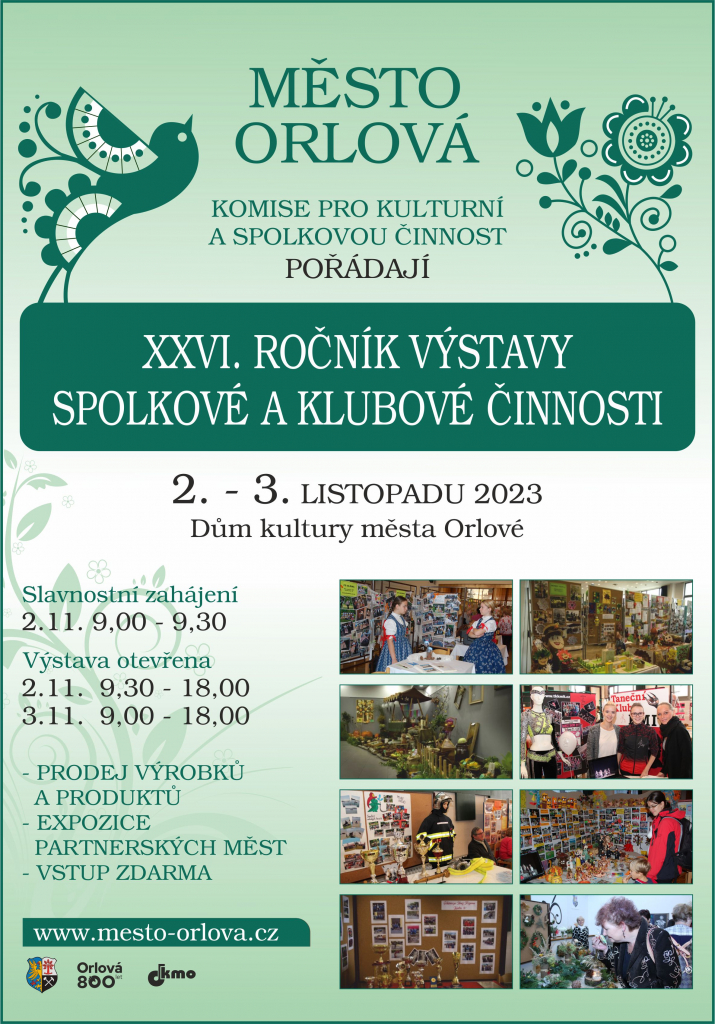 VÝSTAVA SPOLKOVÉ A KLUBOVÉ ČINNOSTI JE OPĚT TADY