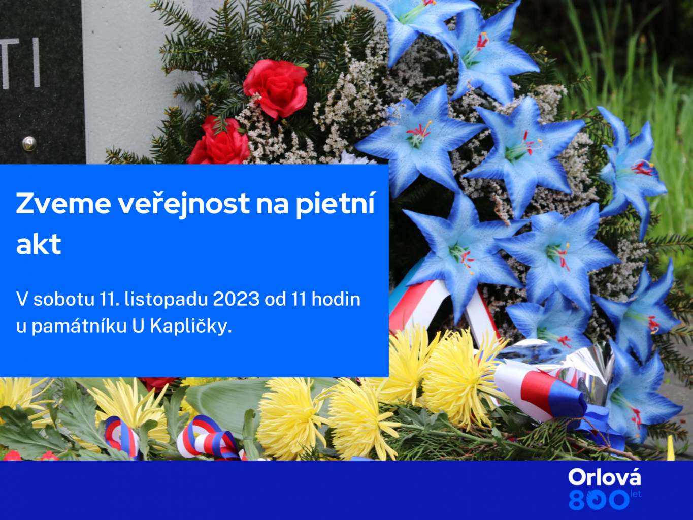ZVEME NA PIETNÍ AKT KE DNI VETERÁNŮ