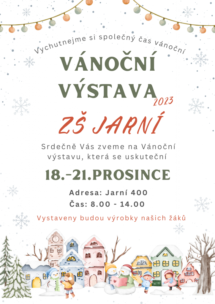 ZŠ Jarní - Vánoční výstava
