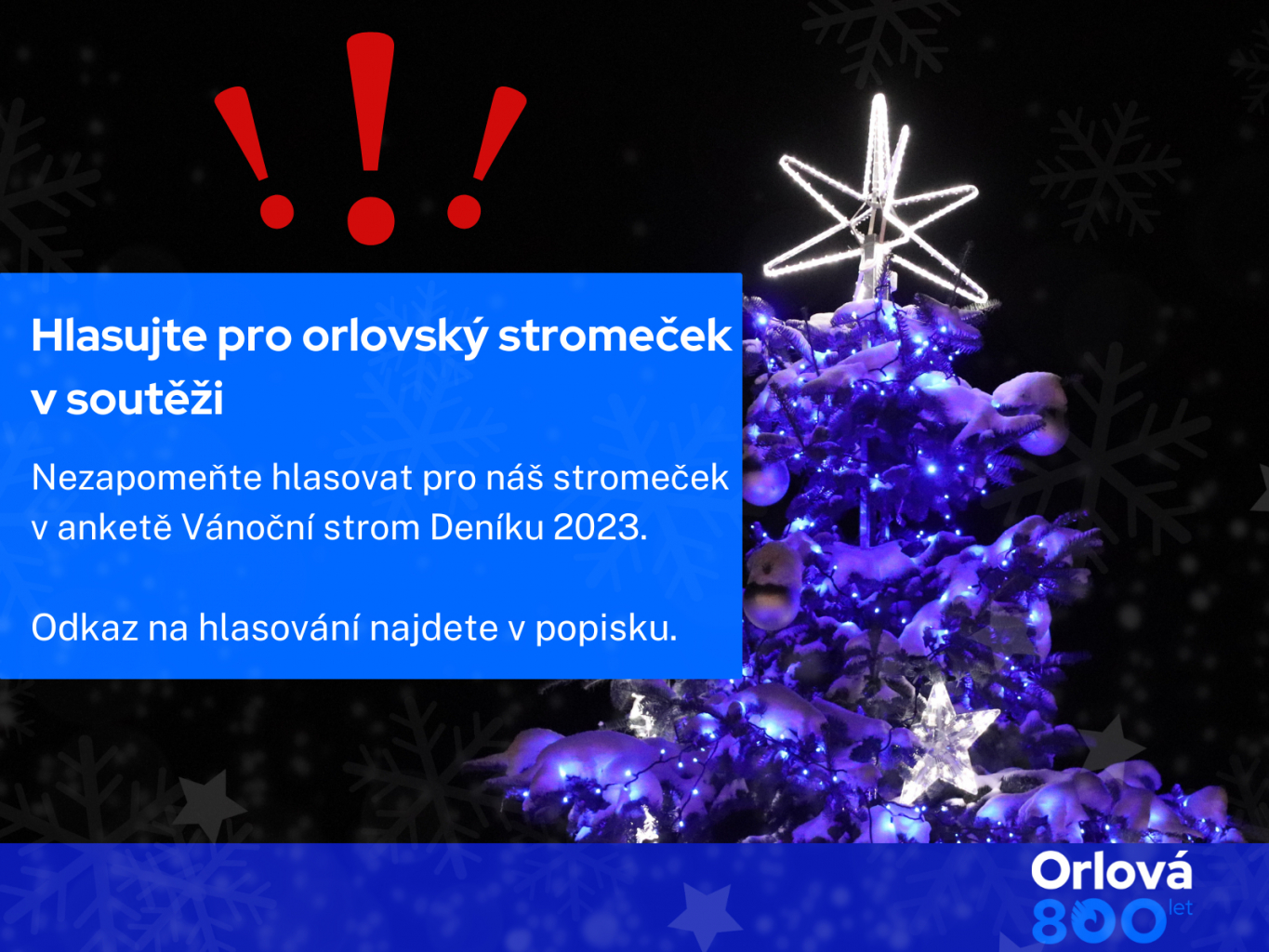 ZVÍTĚZÍ LETOS ORLOVSKÝ STROMEČEK?
