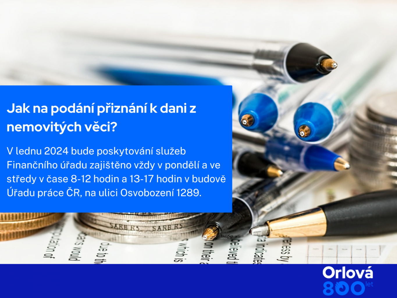 JAK NA PODÁNÍ PŘIZNÁNÍ K DANI Z NEMOVITÝCH VĚCI?