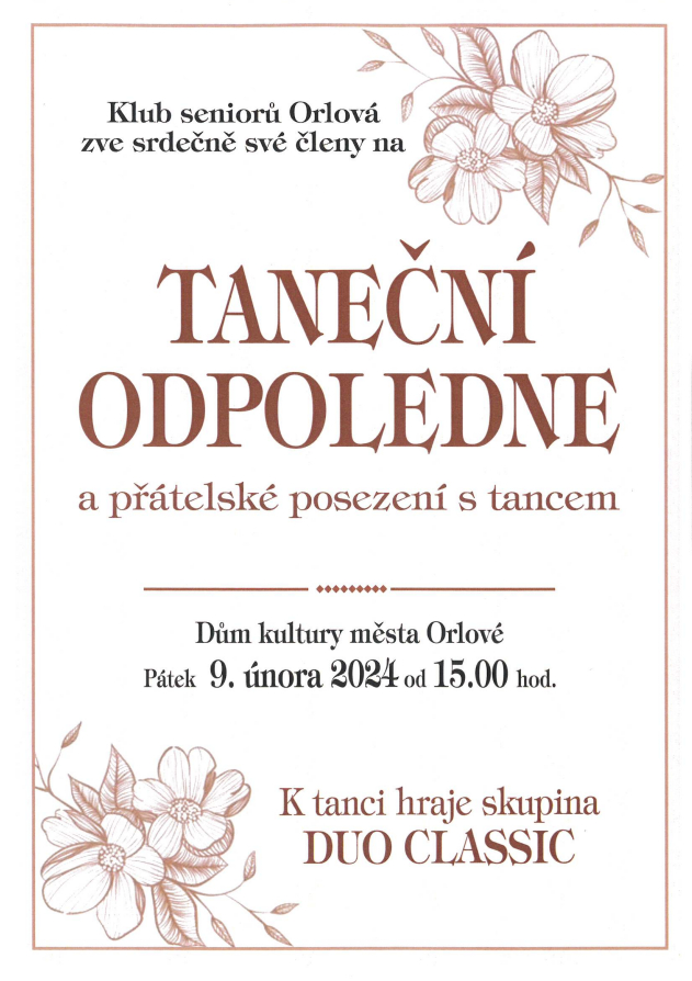 SENIOŘI OPĚT NAZUJÍ TANEČNÍ STŘEVÍCE