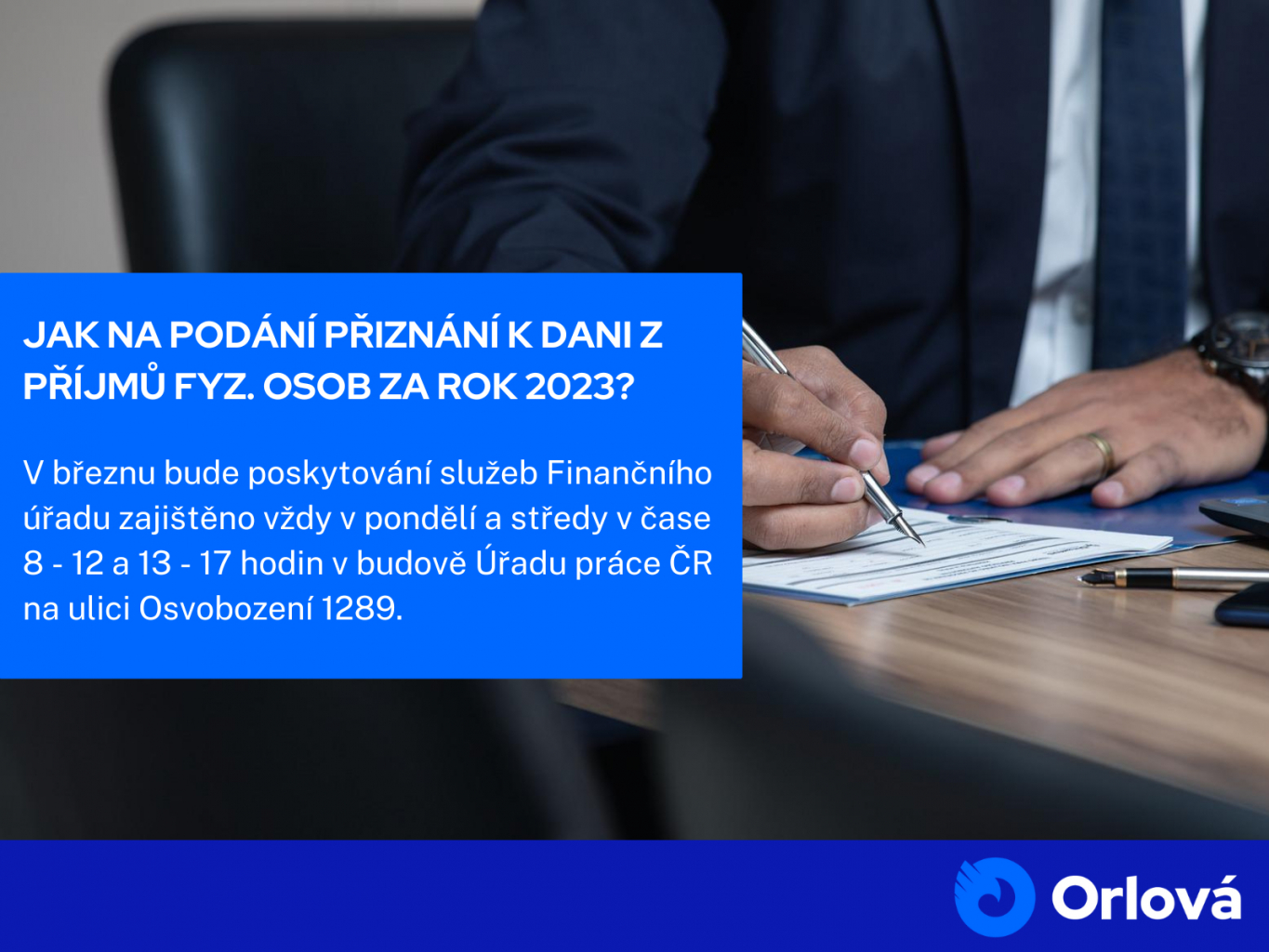JAK NA PODÁNÍ PŘIZNÁNÍ K DANI Z PŘÍJMŮ FYZ. OSOB ZA ROK 2023?