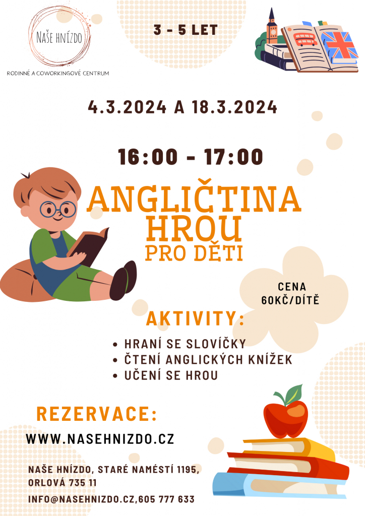 PŘIHLASTE DĚTI NA ANGLIČTINU