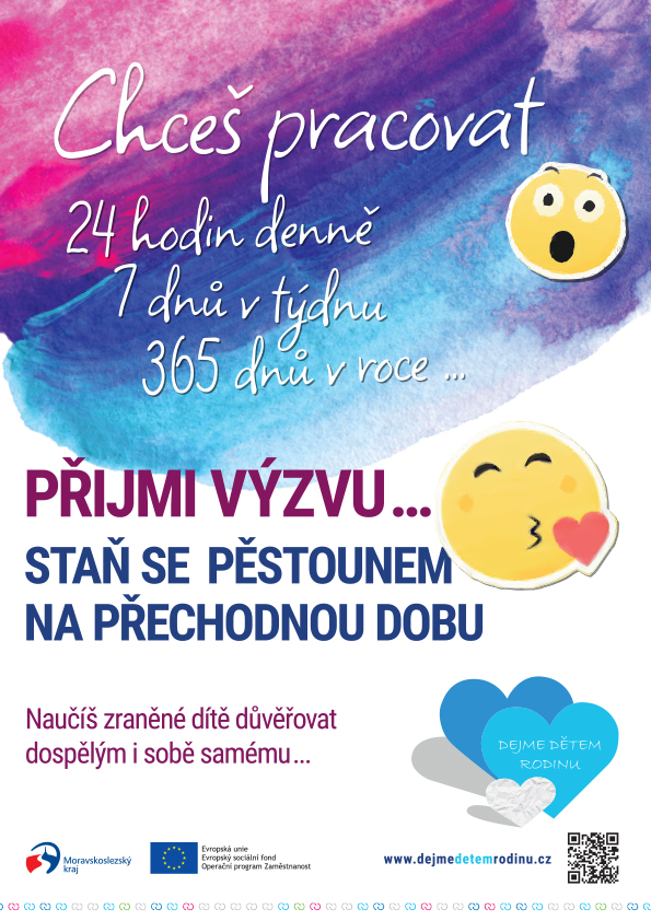 HLEDÁME PĚSTOUNY NA PŘECHODNOU DOBU