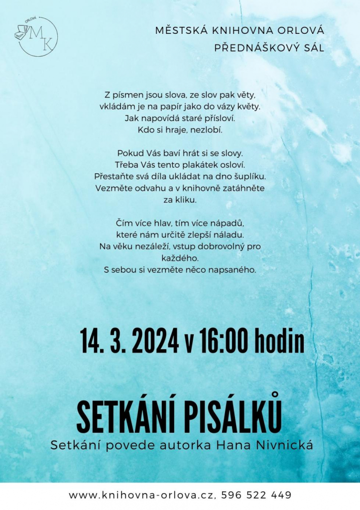 ORLOVŠTÍ PISÁLCI SE OPĚT SETKAJÍ