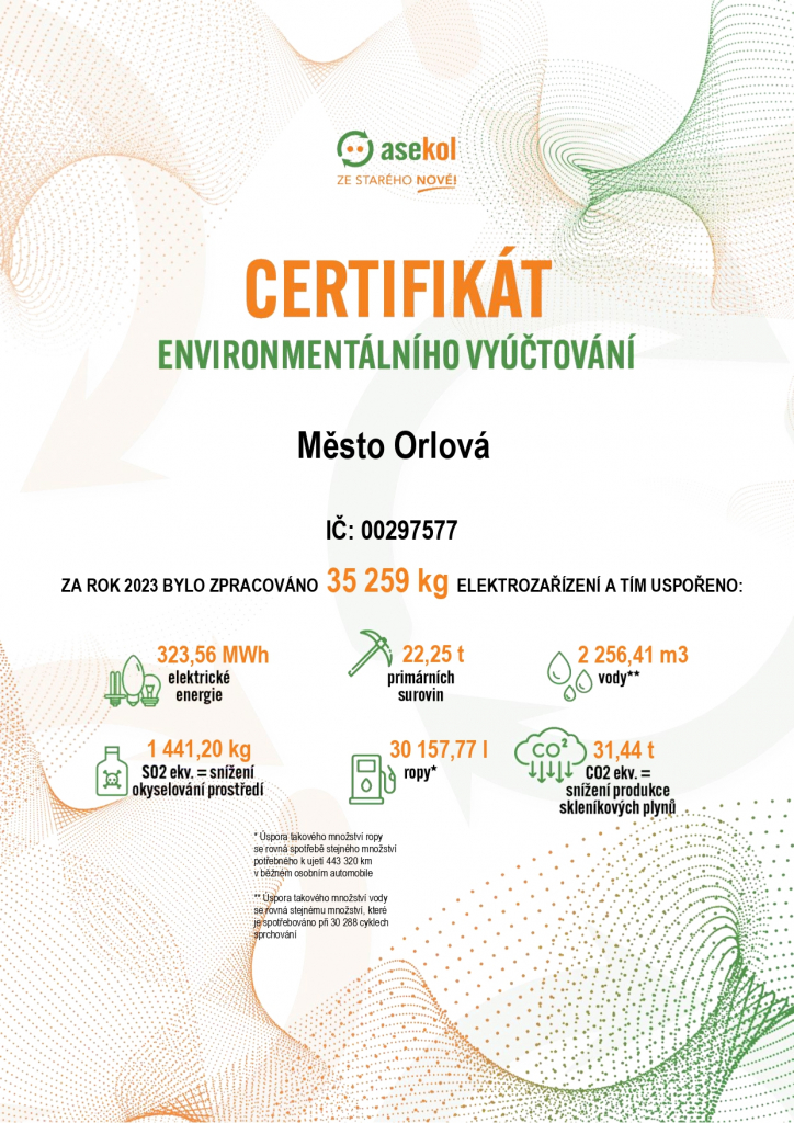 OCHRANA ŽIVOTNÍHO PROSTŘEDÍ JE PRO NAŠI SPOLEČNOST PRIORITOU