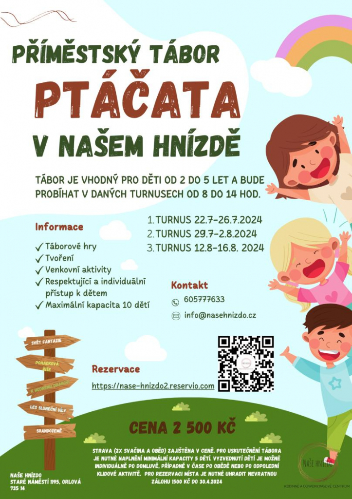 PŘIHLASTE DĚTI NA PŘÍMĚSTSKÝ TÁBOR