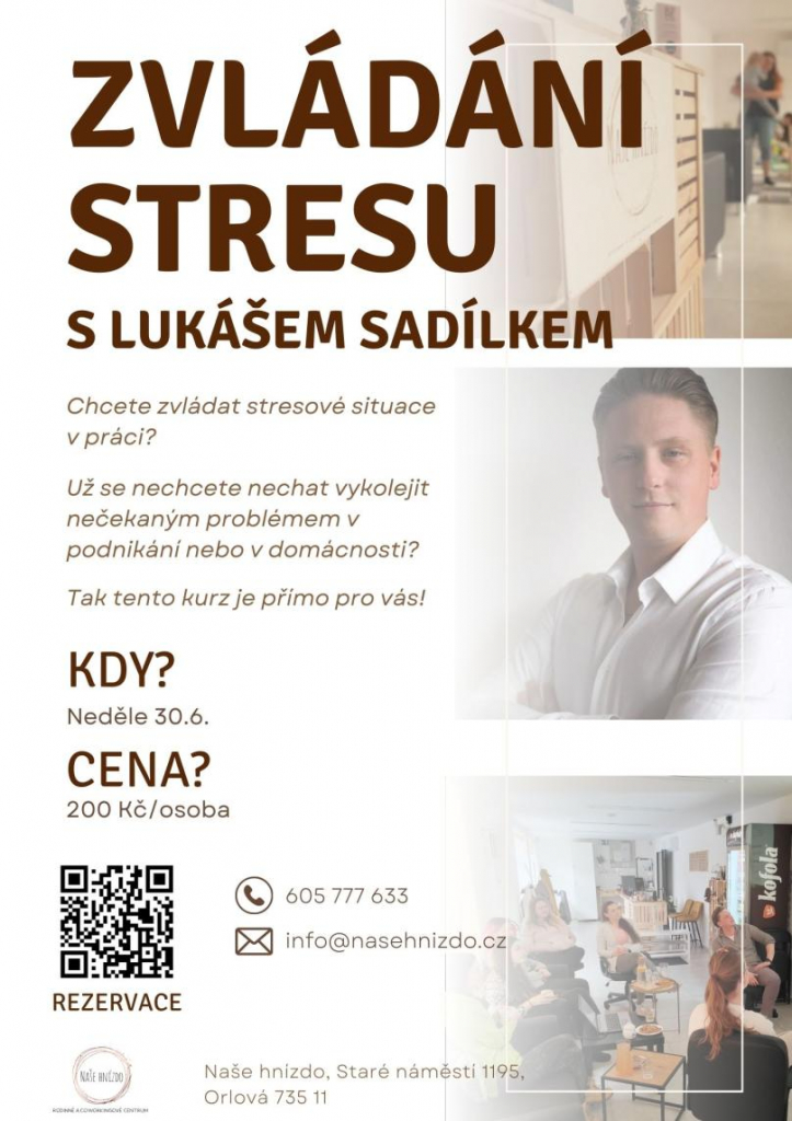 NAUČTE SE ZVLÁDAT STRES