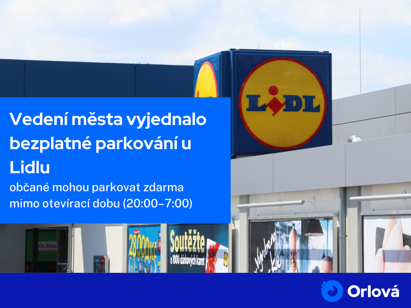 VEDENÍ MĚSTA VYJEDNALO S LIDLEM NOČNÍ BEZPLATNÉ PARKOVÁNÍ