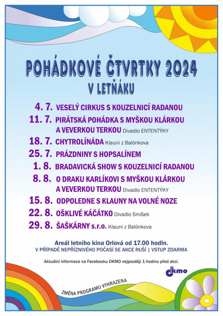 POHÁDKOVÉ ČTVRTKY MAJÍ VŽDY U DĚTÍ VELKÝ ÚSPĚCH