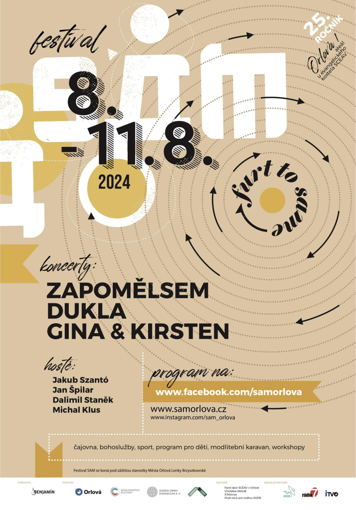 LETOS SE USKUTEČNÍ JIŽ 25. ROČNÍK FESTIVALU SAM