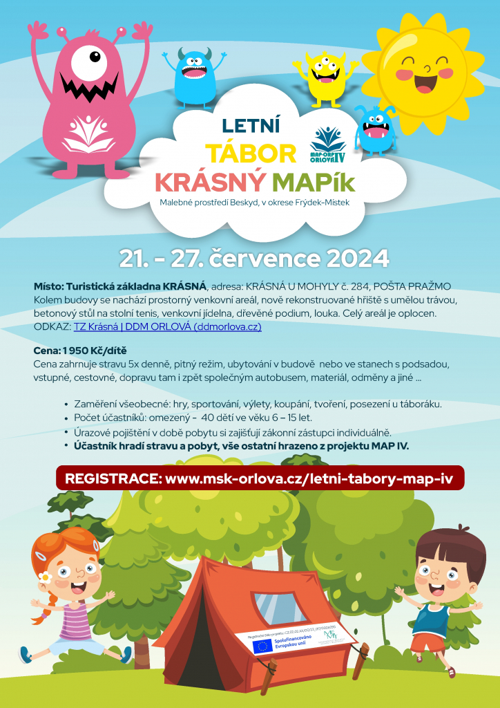 MAP IV - Krásný Mapík v Krásné - 1. den