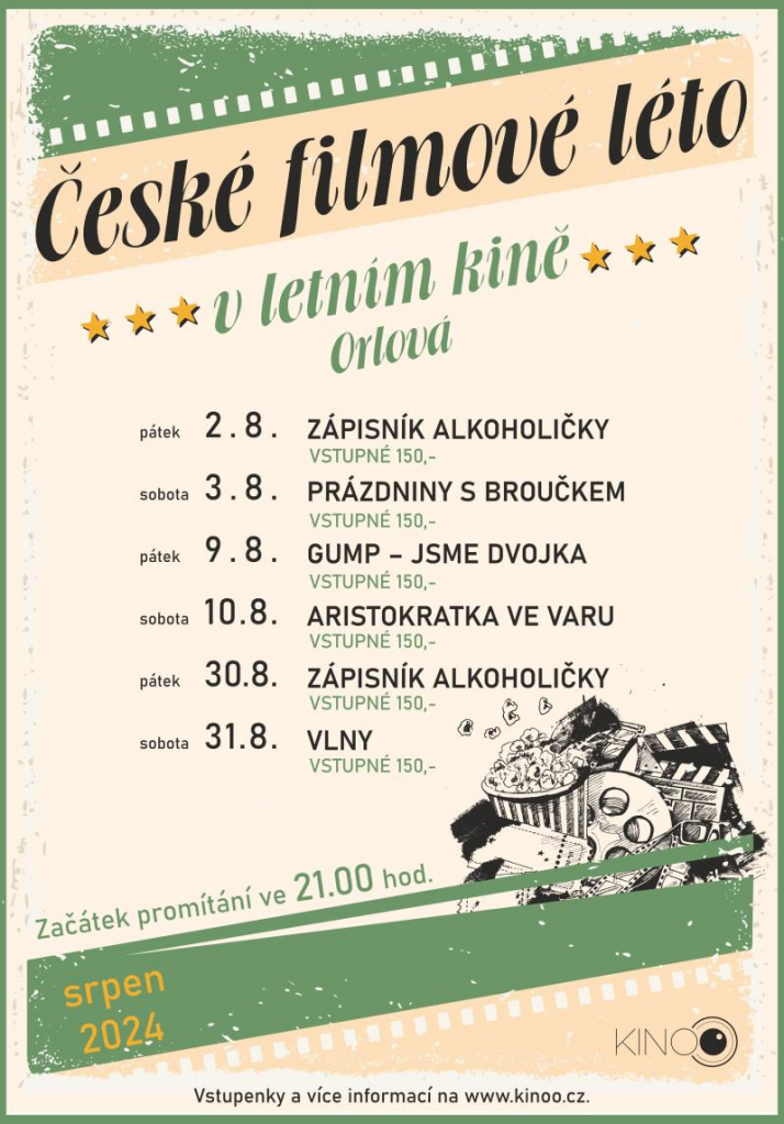 PŘINÁŠÍME PROGRAM LETŇÁKU NA SRPEN