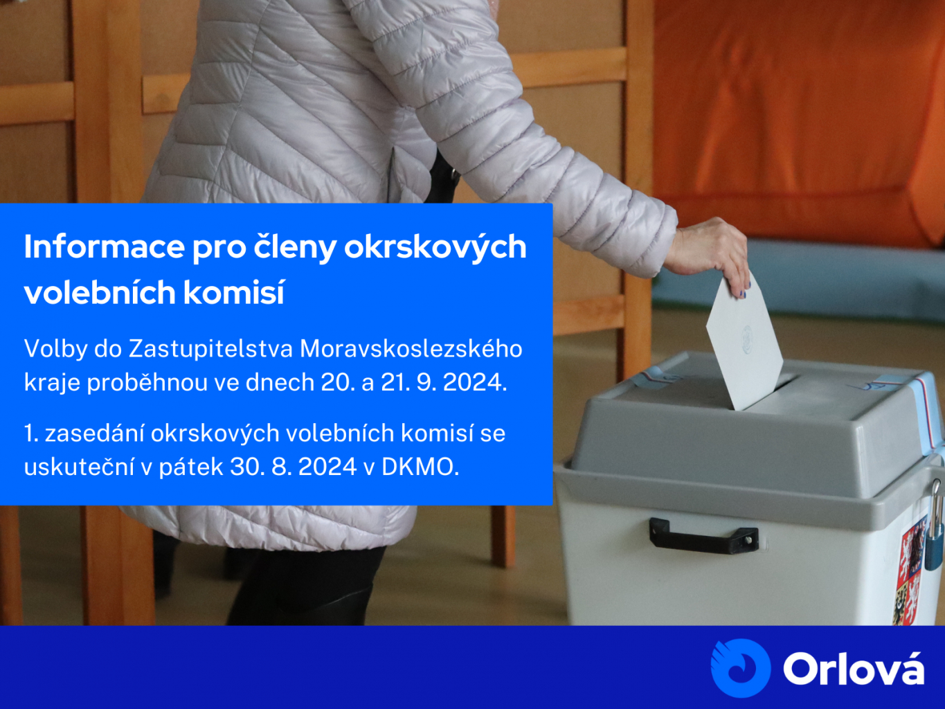 INFORMACE PRO ČLENY OKRSKOVÝCH VOLEBNÍCH KOMISÍ PRO VOLBY DO ZASTUPITELSTVA MORAVSKOSLEZSKÉHO KRAJE