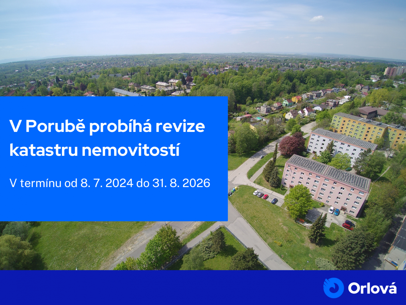 V PORUBĚ PROBÍHÁ REVIZE KATASTRU NEMOVITOSTÍ