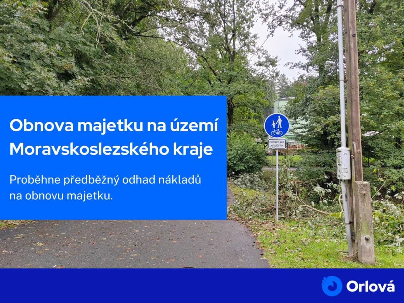 OBNOVA MAJETKU NA ÚZEMÍ MORAVSKOSLEZSKÉHO KRAJE PO POVODNÍCH 2024